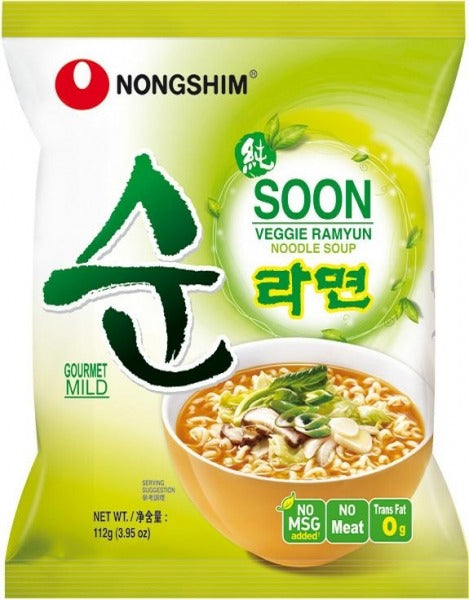Nongshim Soon Vegetarian Ramyun Noodles -112g